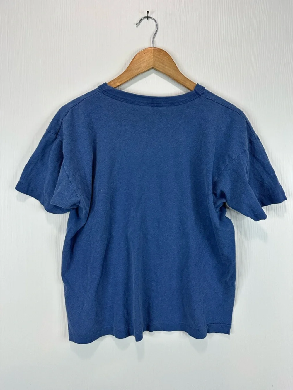 Champion Cotton Blend Blue Crewneck Tee - Picture 6 of 6